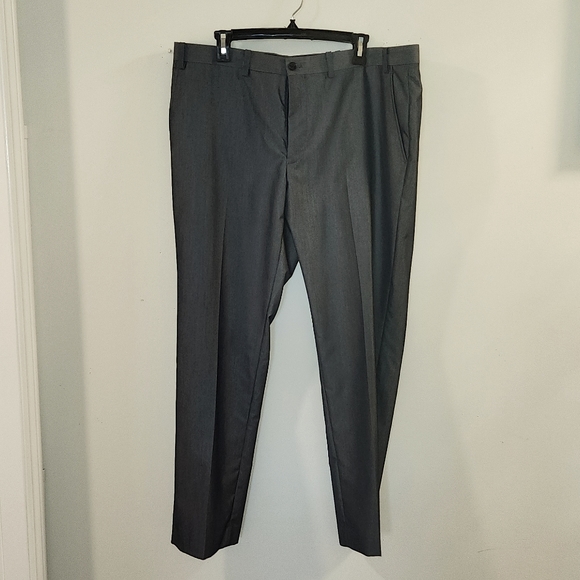 Calvin Klein~ NWOT Dark Grey Dress Pants Size 38x30 - Picture 1 of 6
